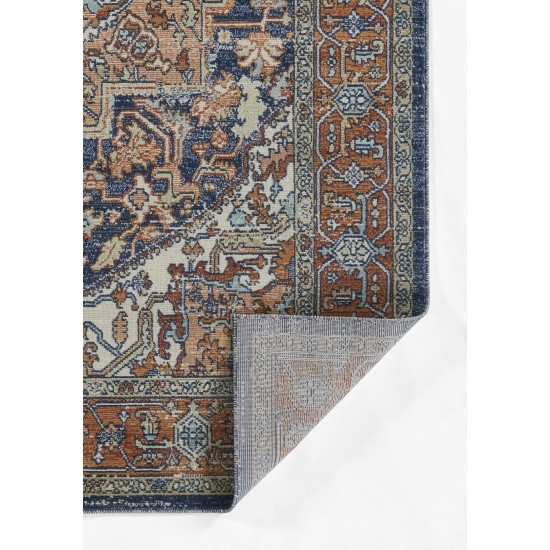 Rug, Momeni, Lillihan, LIH-3, Navy, 7'10" X 10'6", 48574