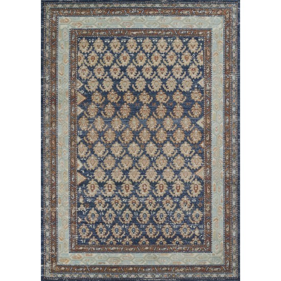 Rug, Momeni, Lillihan, LIH-4, Navy, 2' X 3', 48544