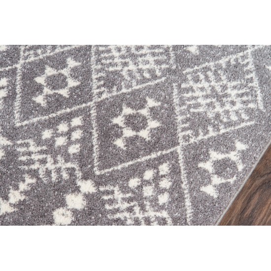 Rug, Momeni, Lima, LI-11, Grey, 2'3" X 7'6" Runner, 36724