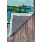 Rug, Momeni, Lil Mo Whimsy, LMJ10, Sky, 4' X 6', 20239