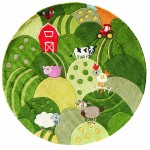 Rug, Momeni, Lil Mo Whimsy, LMJ11, Grass, 2' X 3', 20235