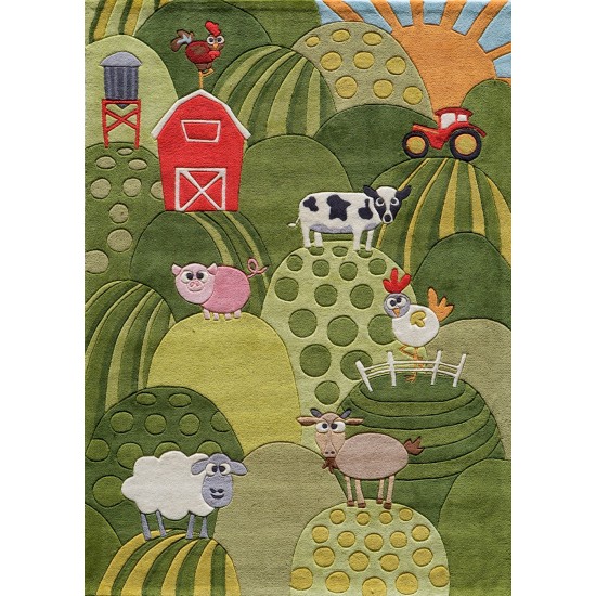 Rug, Momeni, Lil Mo Whimsy, LMJ11, Grass, 3' X 5', 20236