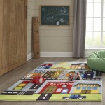 Rug, Momeni, Lil Mo Whimsy, LMJ12, Town, 8' X 10', 21502