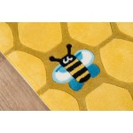 Rug, Momeni, Lil Mo Whimsy, LMJ15, Honeycomb Gold, 2' X 3', 21476