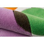 Rug, Momeni, Lil Mo Whimsy, LMJ16, Multi Balloons, 5' X 5' Round, 21495