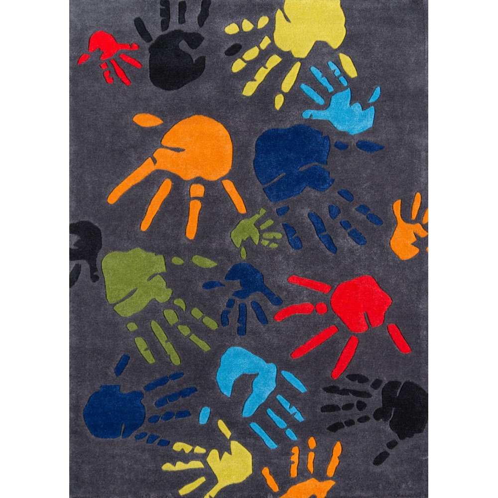 Rug, Momeni, Lil Mo Whimsy, LMJ17, Grey, 2' X 3', 22453