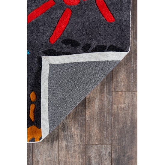 Rug, Momeni, Lil Mo Whimsy, LMJ17, Grey, 2' X 3', 22453