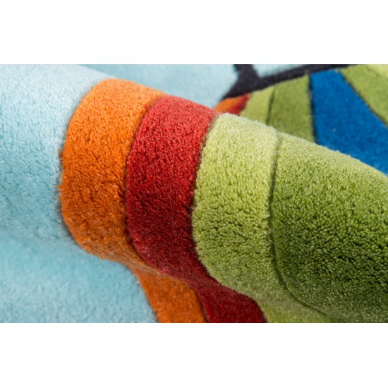 Rug, Momeni, Lil Mo Whimsy, LMJ20, Multi, 8' X 10', 22483