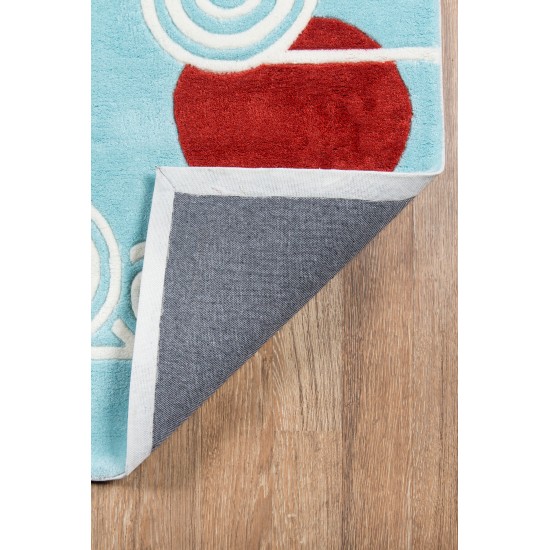 Rug, Momeni, Lil Mo Whimsy, LMJ20, Multi, 8' X 10', 22483