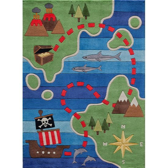 Rug, Momeni, Lil Mo Whimsy, LMJ25, Multi, 2' X 3', 28556