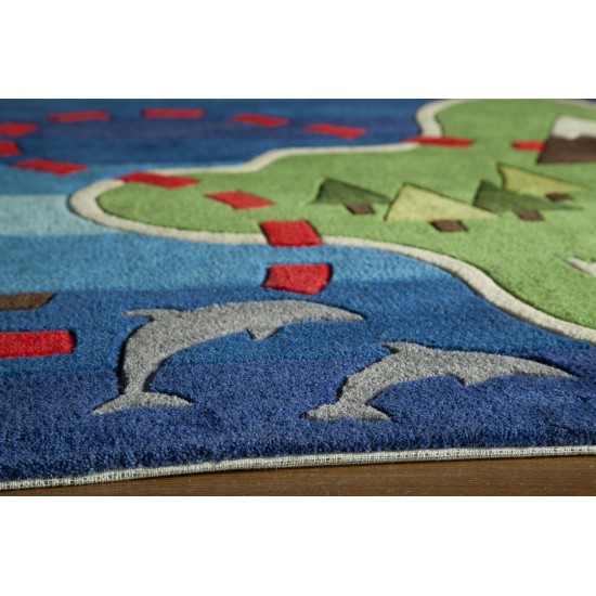 Rug, Momeni, Lil Mo Whimsy, LMJ25, Multi, 2' X 3', 28556