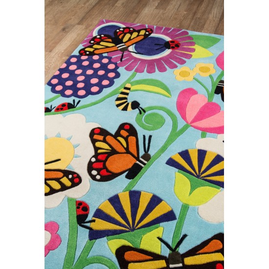 Rug, Momeni, Lil Mo Whimsy, LMJ26, Multi, 3' X 5', 28561