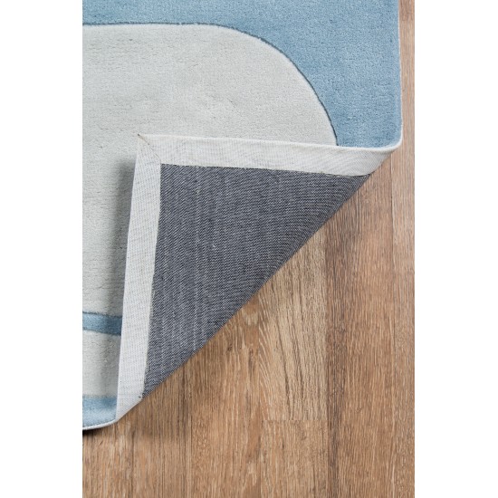 Rug, Momeni, Lil Mo Whimsy, LMJ27, Multi Blue, 2' X 3', 32289