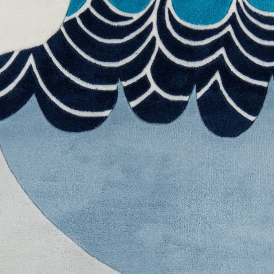 Rug, Momeni, Lil Mo Whimsy, LMJ27, Multi Blue, 2' X 3', 32289