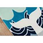 Rug, Momeni, Lil Mo Whimsy, LMJ27, Multi Blue, 4' X 6', 32301