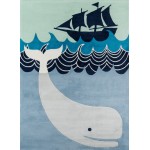 Rug, Momeni, Lil Mo Whimsy, LMJ27, Multi Blue, 5' X 7', 32312