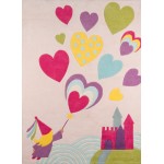 Rug, Momeni, Lil Mo Whimsy, LMJ28, Pink, 3' X 5', 32296