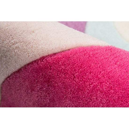 Rug, Momeni, Lil Mo Whimsy, LMJ28, Pink, 3' X 5', 32296
