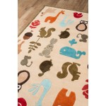 Rug, Momeni, Lil Mo Whimsy, LMJ-2, Ivory, 3' X 5', 17231