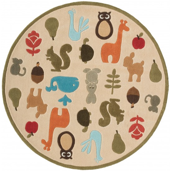 Rug, Momeni, Lil Mo Whimsy, LMJ-2, Ivory, 3' X 5', 17231