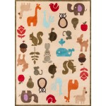 Rug, Momeni, Lil Mo Whimsy, LMJ-2, Ivory, 8' X 10', 17255