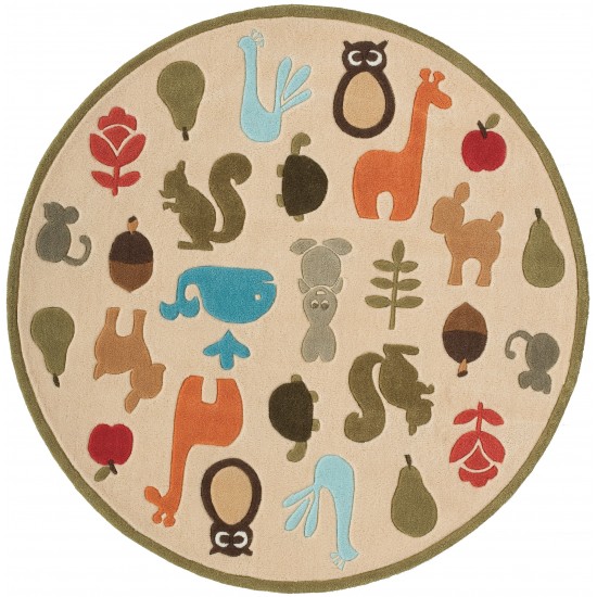Rug, Momeni, Lil Mo Whimsy, LMJ-2, Ivory, 8' X 10', 17255