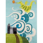 Rug, Momeni, Lil Mo Whimsy, LMJ30, Sky, 3' X 5', 32298