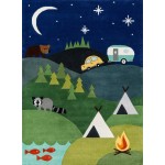 Rug, Momeni, Lil Mo Whimsy, LMJ31, Blue, 2' X 3', 32294