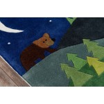 Rug, Momeni, Lil Mo Whimsy, LMJ31, Blue, 2' X 3', 32294