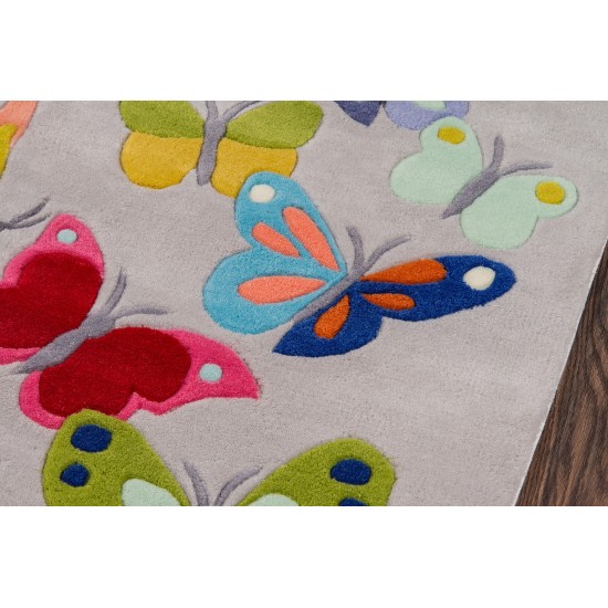 Rug, Momeni, Lil Mo Whimsy, LMJ32, Grey, 2' X 3', 35704