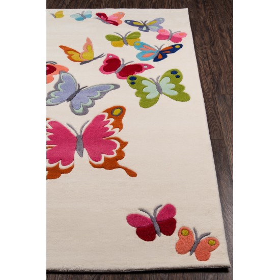 Rug, Momeni, Lil Mo Whimsy, LMJ32, Ivory, 4' X 6', 33268