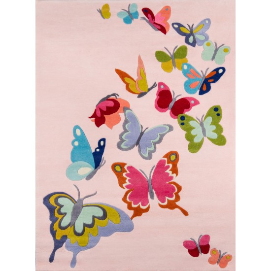 Rug, Momeni, Lil Mo Whimsy, LMJ32, Pink, 3' X 5', 33263