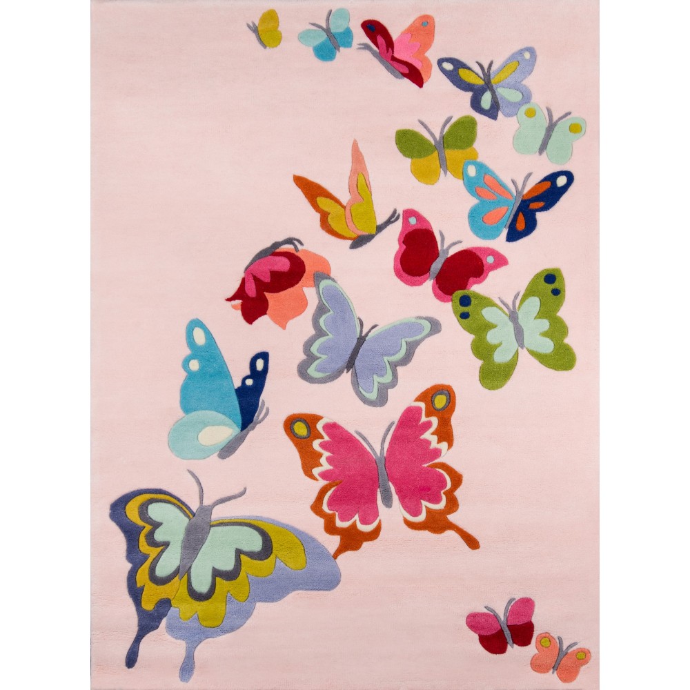 Rug, Momeni, Lil Mo Whimsy, LMJ32, Pink, 5' X 7', 33275