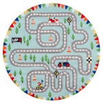 Rug, Momeni, Lil Mo Whimsy, LMJ34, Light Blue, 2' X 3', 36825