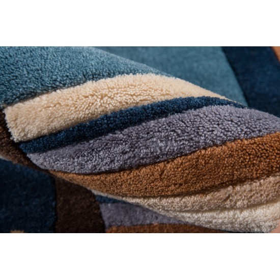 Rug, Momeni, Lil Mo Whimsy, LMJ-4, Denim, 4' X 6', 17241