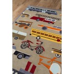 Rug, Momeni, Lil Mo Whimsy, LMJ-8, Concrete, 2' X 3', 18538