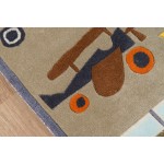 Rug, Momeni, Lil Mo Whimsy, LMJ-8, Concrete, 4' X 6', 18540