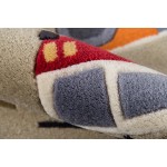 Rug, Momeni, Lil Mo Whimsy, LMJ-8, Concrete, 4' X 6', 18540