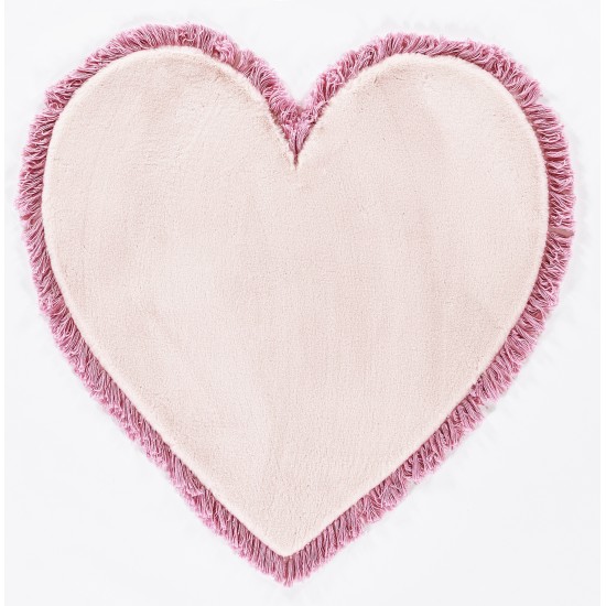 Rug, Momeni, Lil Mo Snuggle, LSN-1, Pink, 3'9" X 3'9", 48181