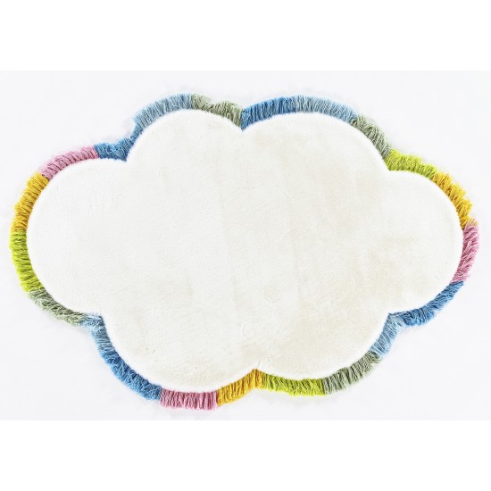 Rug, Momeni, Lil Mo Snuggle, LSN-2, Ivory, 3'6" X 5'6", 48004