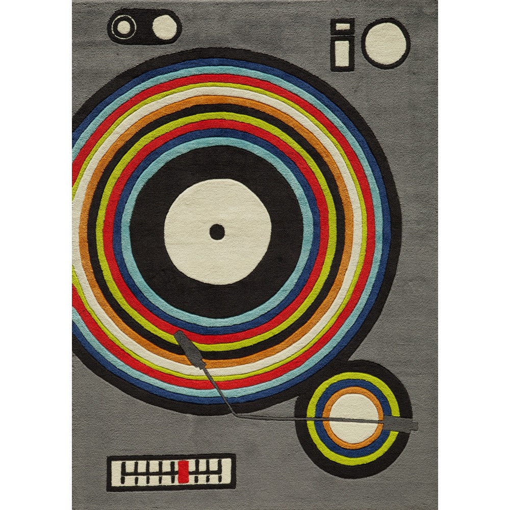 Rug, Momeni, Lil Mo Hipster, LMT12, Grey, 3' X 5', 23379 Rug, Momeni, Lil Mo Hipster, LMT12, Grey, 3' X 5', 23379