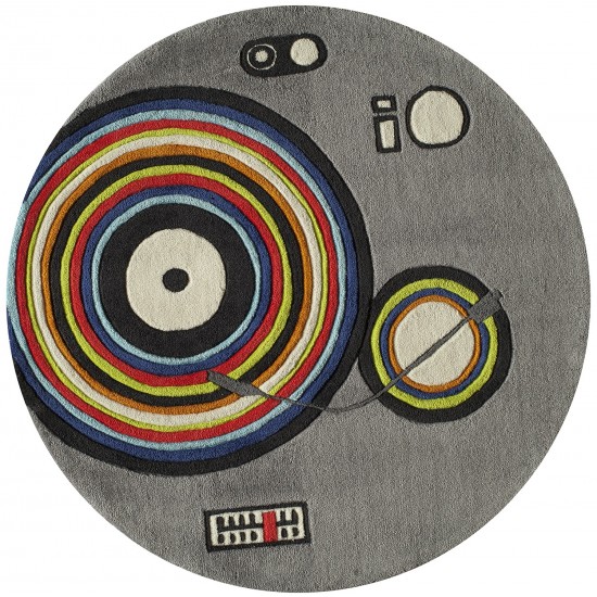Rug, Momeni, Lil Mo Hipster, LMT12, Grey, 3' X 5', 23379