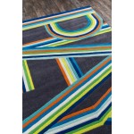 Rug, Momeni, Lil Mo Hipster, LMT14, Blue, 2' X 3', 25779