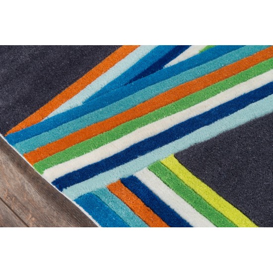 Rug, Momeni, Lil Mo Hipster, LMT14, Blue, 2' X 3', 25779