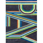 Rug, Momeni, Lil Mo Hipster, LMT14, Blue, 4' X 6', 25787