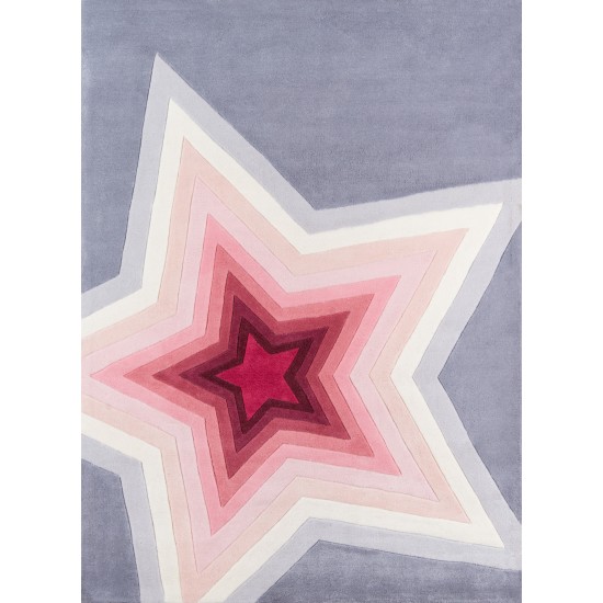 Rug, Momeni, Lil Mo Hipster, LMT-7, Superstar, 5' X 5' Round, 18523