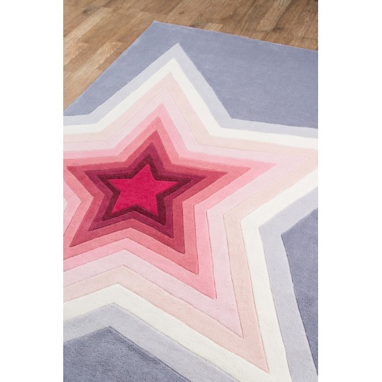 Rug, Momeni, Lil Mo Hipster, LMT-7, Superstar, 5' X 5' Round, 18523