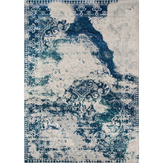 Rug, Momeni, Loft, LO-09, Blue, 5'3" X 7'6", 31667