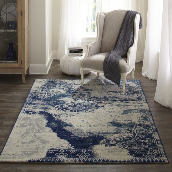 Rug, Momeni, Loft, LO-09, Blue, 5'3" X 7'6", 31667