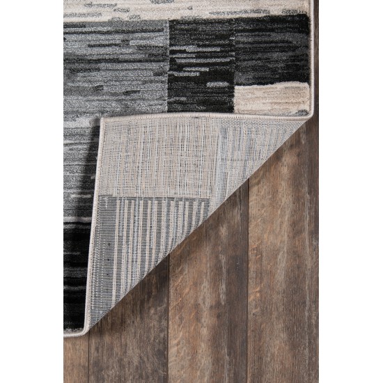 Rug, Momeni, Logan, LGN-3, Charcoal, 2'3" X 7'6" Runner, 44907